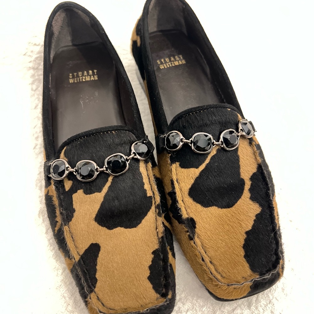 Stuart Weitzman calf skin loafer